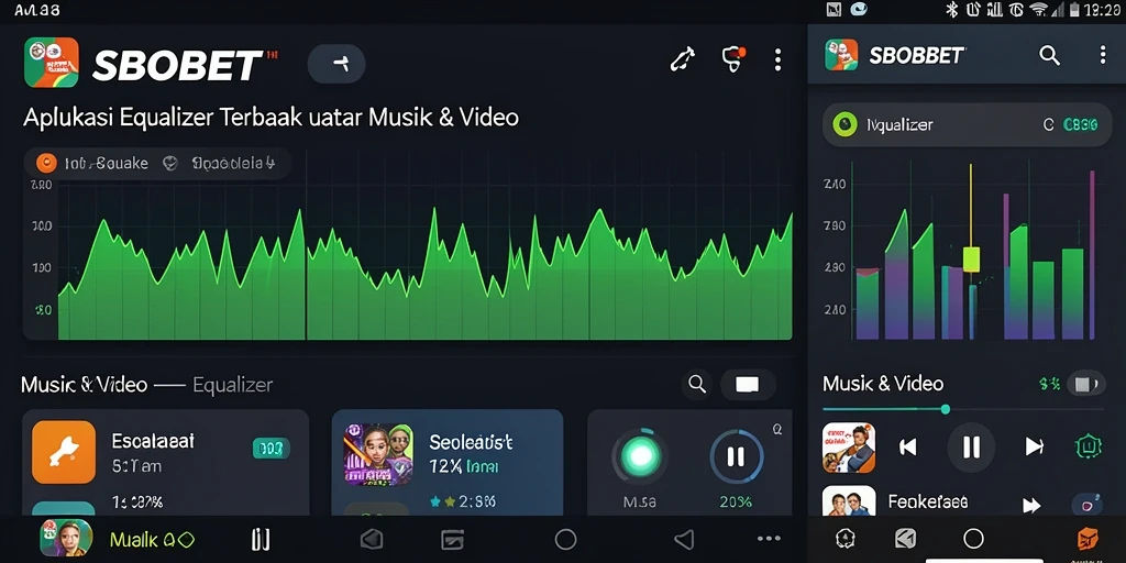 Antarmuka SBOBET yang menampilkan kontrol Equalizer yang sederhana dan efektif.