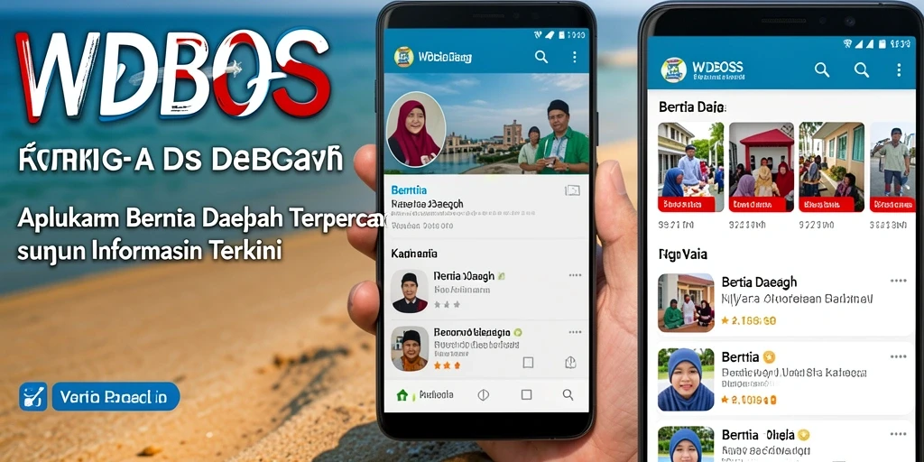 Tampilan antarmuka WDBOS yang sederhana dan informatif.